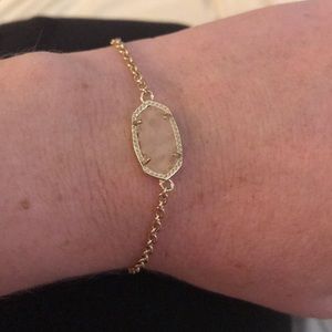 Kendra Scott Elaina rose quartz  bracelet